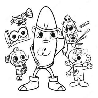 Crayola Movie Characters Coloring Page 36234-28998