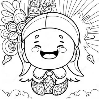 I Am Happy Coloring Page 36244-29007