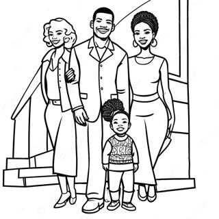 Urban African American Coloring Pages