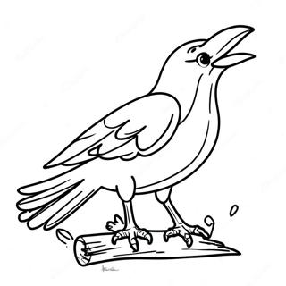 Raven Casting Spells Coloring Page 362-290