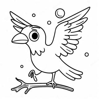 Raven Casting Spells Coloring Page 362-292