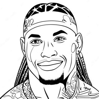 Jey Uso Coloring Page 36303-29064