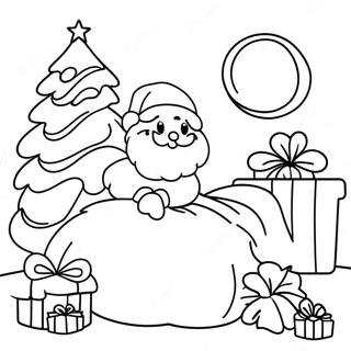 Twas The Night Before Christmas Coloring Pages