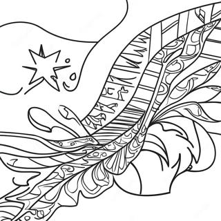 Vibrant Jamaica Flag Coloring Page 36324-29071