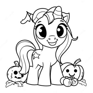 My Little Pony Halloween Coloring Pages