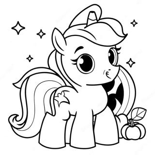 My Little Pony Halloween Coloring Page 36333-29076