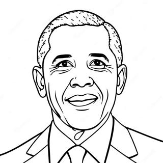 Barack Obama Coloring Page 36343-29088