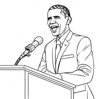 Barack Obama Coloring Pages