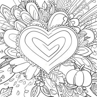 Thankful Heart Coloring Page 3637-2942