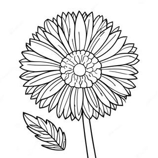 Dandelion Flower Coloring Page 36403-29128