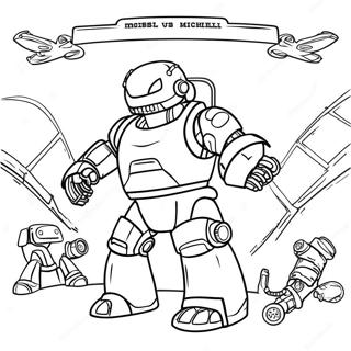 Mitchells Vs The Machines Coloring Pages