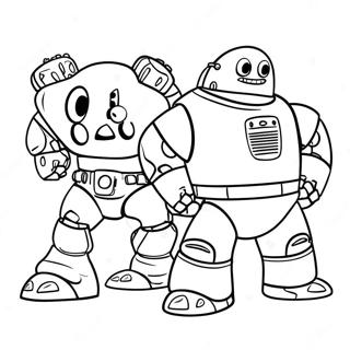 Fun Mitchells Vs The Machines Characters Coloring Page 36424-29150