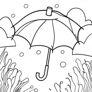 April Showers Coloring Page 36443-29164