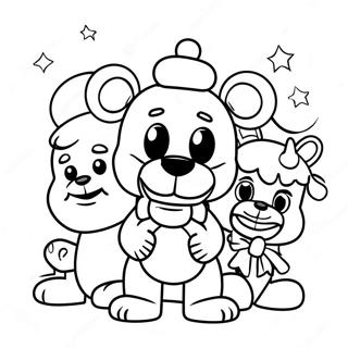 Fnaf Christmas Coloring Pages