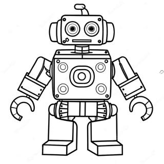 Lego Robot Coloring Page 36493-29198