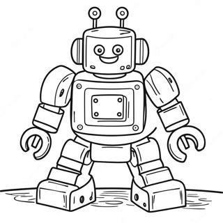 Cool Lego Robot Coloring Page 36494-29202