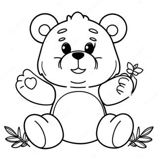 Chill Stoner Care Bear Coloring Page 36504-29219