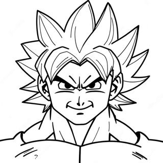 Super Saiyan 4 Goku Coloring Page 36563-29262