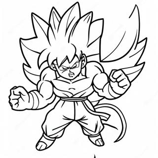 Super Saiyan 4 Goku Coloring Page 36563-29264