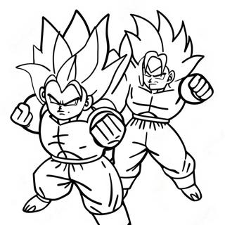 Super Saiyan 4 Coloring Pages