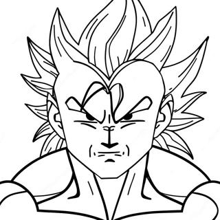 Super Saiyan 4 Transformation Coloring Page 36564-29258