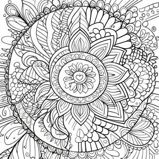 Healing Mandala Coloring Page 36573-29268