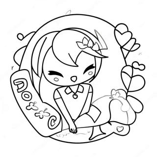 Doki Doki Literature Club Logo Coloring Page 36593-29283