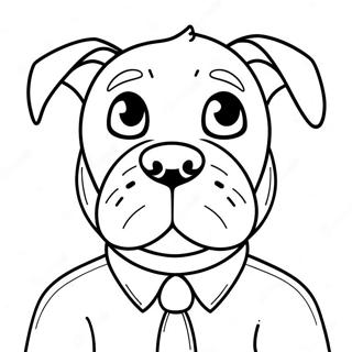 Dog Man Coloring Pages