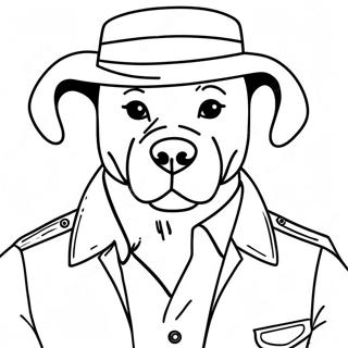 Dog Man Coloring Page 36603-29290