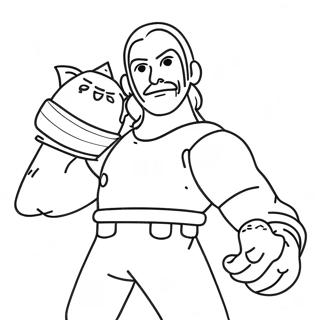 Fortnite Midas Coloring Page 36613-29296