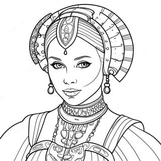 Padme Amidala Coloring Page 36623-29308