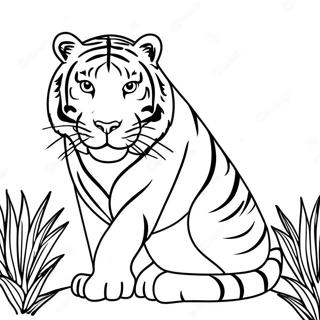 White Tiger Coloring Page 36643-29324