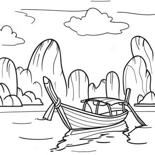 Thailand Landscape Coloring Page 36663-29335