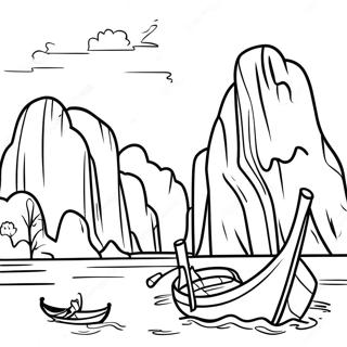 Thailand Landscape Coloring Page 36663-29336