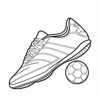 Soccer Shoe Coloring Pages