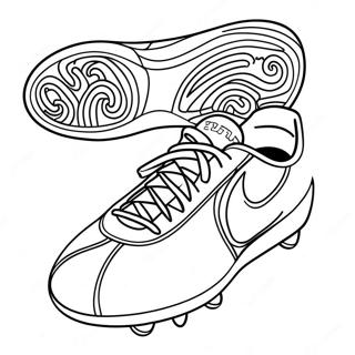 Soccer Shoe Coloring Page 36683-29356