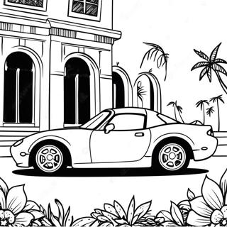 Miata Coloring Pages