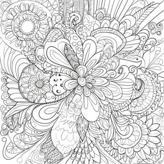 Intricate Abstract Shapes Coloring Page 36724-29392