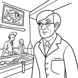 Xavier Riddle And The Secret Museum Coloring Page 36743-29403