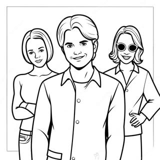 Xavier Riddle With Friends Coloring Page 36744-29406