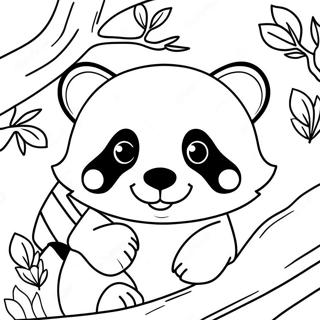 Red Panda Coloring Pages