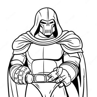 Dr Doom In Battle Armor Coloring Page 36784-29438