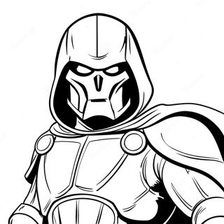 Dr Doom In Battle Armor Coloring Page 36784-29440