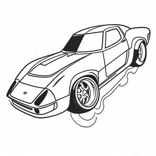 Fast Derby Car Coloring Page 36804-29455