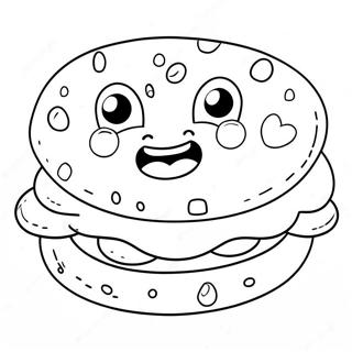 Cute Toca Boca Crumpets Coloring Page 36814-29462