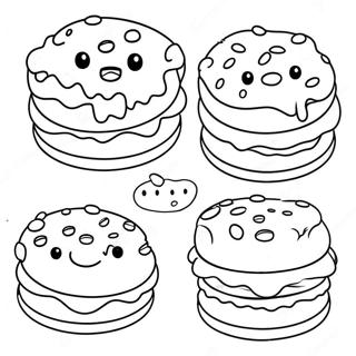 Cute Toca Boca Crumpets Coloring Page 36814-29463