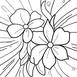 Hawaiian Flowers Coloring Page 36823-29465