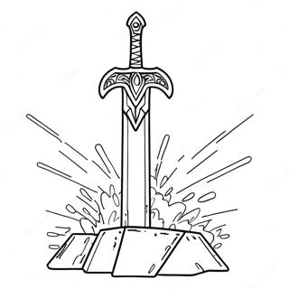 Master Sword Coloring Page 36833-29477