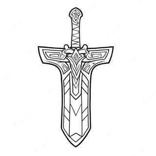 Master Sword Coloring Page 36833-29479