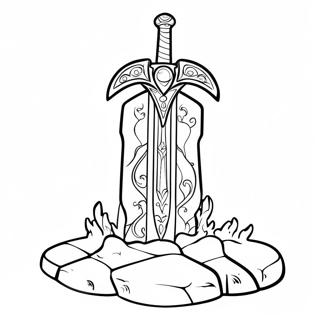 Master Sword Coloring Page 36833-29480